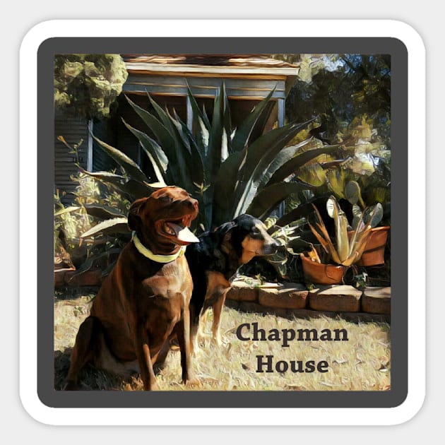 CHAPMAN HOUSE DOGS Sticker by JG99